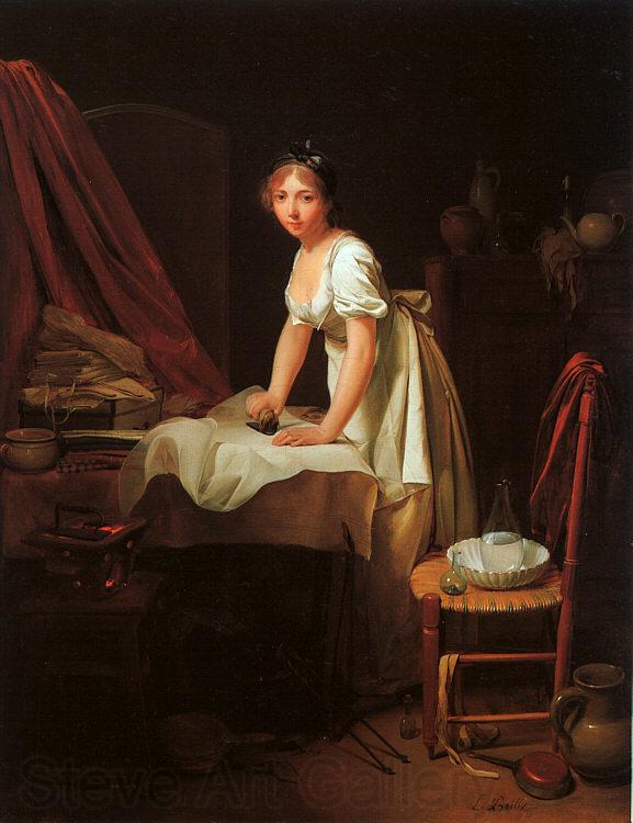  Louis Leopold  Boilly Young Woman Ironing Spain oil painting art